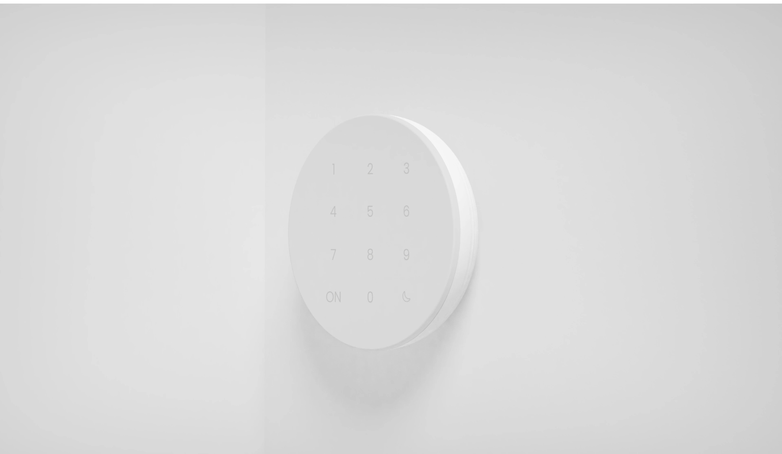 Clavier alarme posé sur un mur